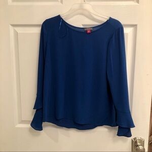 Vince Camuto royal blue blouse